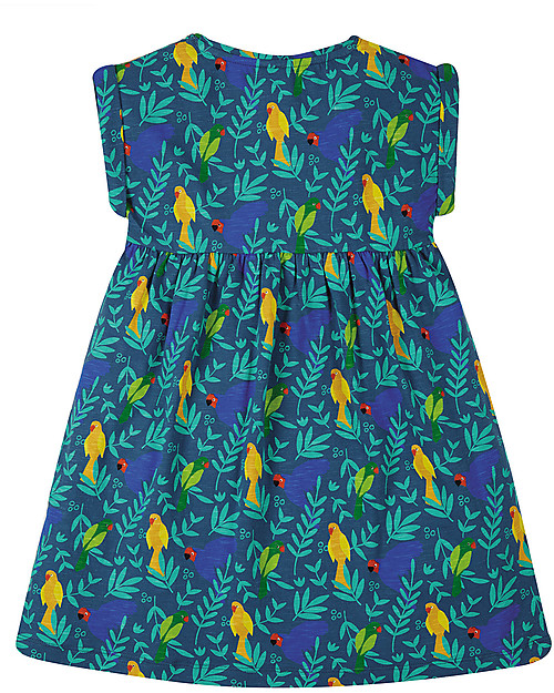 Frugi Abito Faith Effetto Fiammato - Pappagallo - 100% cotone bio Vestiti_