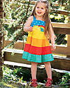 Frugi Abito Prendisole Mabli - Rainbow Hotchpotch - 100% cotone bio Vestiti_