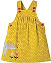 Frugi Abito Scamiciato Pinafore, Pois/Volpe - Cotone Bio Vestiti_