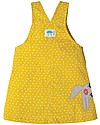 Frugi Abito Scamiciato Pinafore, Pois/Volpe - Cotone Bio Vestiti_