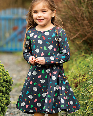 Frugi Abito Skater Sofia - Ricci - Cotone bio elasticizzato Vestiti