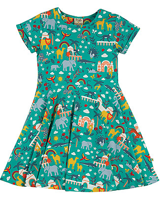 Frugi Abito Spring Skater - India - Cotone Bio Vestiti