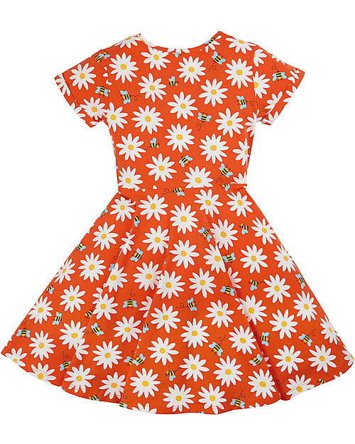 Frugi Abito Spring Skater - Margherite - Cotone Bio Vestiti_