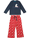 Frugi Ace, Pigiama Unisex con Orso Polare - 100% cotone bio Pigiami