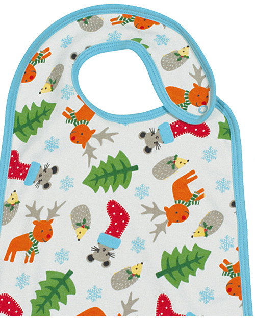Frugi Bavaglino Buon Natale - Cotone Bio Bavagli Classici