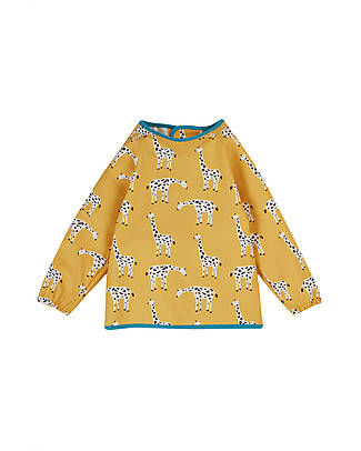 Frugi Bavaglio con Maniche Spick & Span - Giraffa - Tessuto Riciclato! Bavagli con Maniche