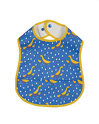 Frugi Bavaglio Grande Spick and Span - Papere - Tessuto Reciclato Bavagli a Bandana