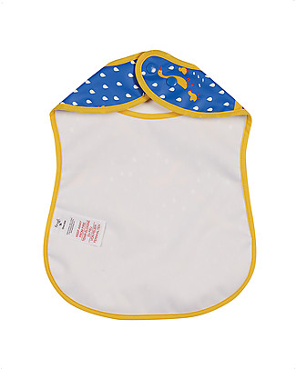 Frugi Bavaglio Grande Spick and Span - Papere - Tessuto Reciclato Bavagli a Bandana