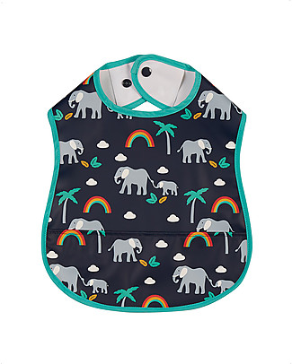 Frugi Bavaglio Grande Spick and Span - Passeggiata sotto l'Arcobaleno - Tessuto Reciclato Bavagli a Bandana