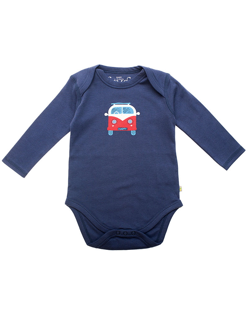 Frugi Body a Manica Lunga In Strada Confezione da 3 pezzi 100% Cotone