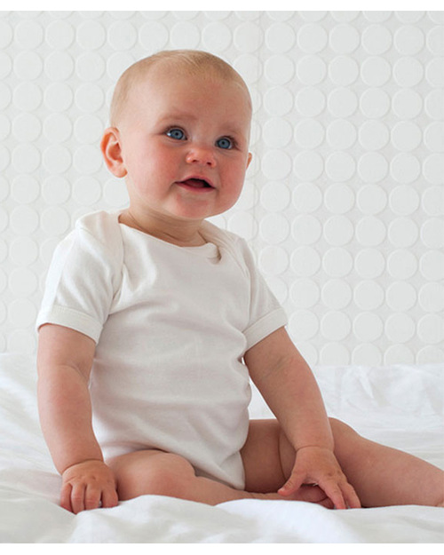 Frugi Body Bianco Naturale Maniche Corte Pacco da 2 - 100% Cotone Bio Body Manica Corta