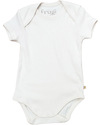 Frugi Body Bianco Naturale Maniche Corte Pacco da 2 - 100% Cotone Bio Body Manica Corta