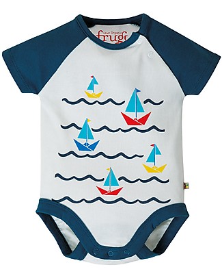 Frugi Body Bodhi - Barchette - Cotone bio Body Manica Corta