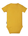 Frugi Body Everyday a Maniche Corte - Giallo - 100% Cotone bio Body Manica Corta