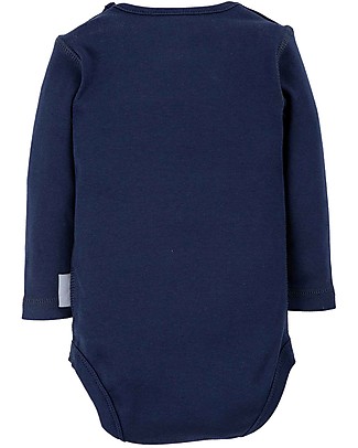 Frugi Body Everyday Maniche Lunghe - Blu Indaco - Cotone Bio Body Manica Lunga