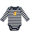 Frugi Body Manica Lunga (Pacco da 3) - Amici Dinosauri (0-3 mesi) - 100% Cotone Bio Body Manica Lunga
