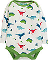 Frugi Body Manica Lunga Super Special, Pacco da 3, DIno - 100% cotone bio Body Manica Lunga