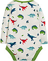 Frugi Body Manica Lunga Super Special, Pacco da 3, DIno - 100% cotone bio Body Manica Lunga