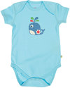 Frugi Body Neonato (pacco da 3) - Amici in Spiaggia - 100% Cotone Bio Body Manica Corta