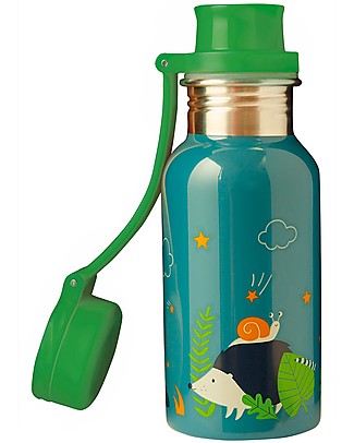 Frugi Borraccia Splish Splash in Acciaio Inox - Passeggiate Notturne - 400 ml Borracce Metallo