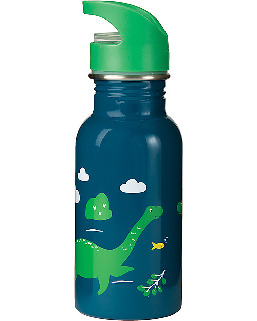 Frugi Borraccia Splish Splash in Acciaio - Nessie - 400ml Borracce non Termiche