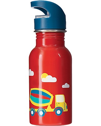 Frugi Borraccia Splish Splash in Acciaio - Ruspa/Rosso - 400ml Borracce senza BPA