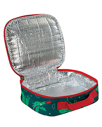 Frugi Borsa Termica Porta Pranzo - Draghi - Materiale Reciclato! Borse Pic Nic