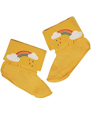 Frugi Calze per Stivali Welly Liner - Arcobaleno - Materiale Riciclato! Stivali Pioggia