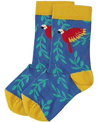 Frugi Calzini Perfect Pair - Pappagallo - Cotone Bio elasticizzato Calzini