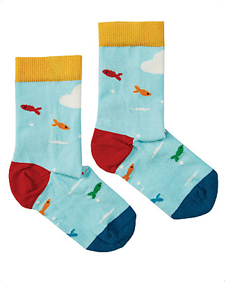 Frugi Calzini Perfect Pair - Pulcinella di mare - Cotone Bio elasticizzato Calzini