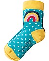 Frugi Calzini Susie, Pacco da 3, Unicorno - Cotone elasticizzato Calzini