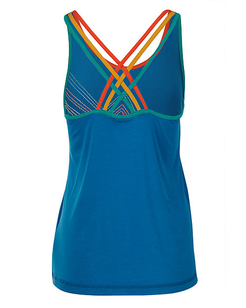 Frugi Canotta Lyra Donna Incrociata Posteriormente - Fulmine - Modal Canotte