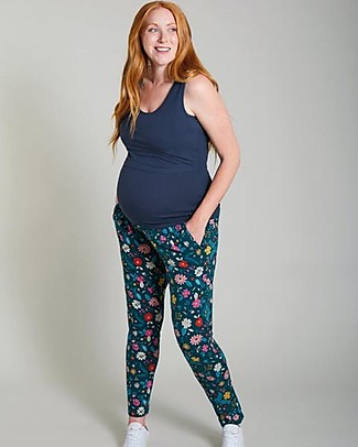 Frugi Canotta Premaman e Allattamento - Indaco - Cotone Bio GOTS Canotte