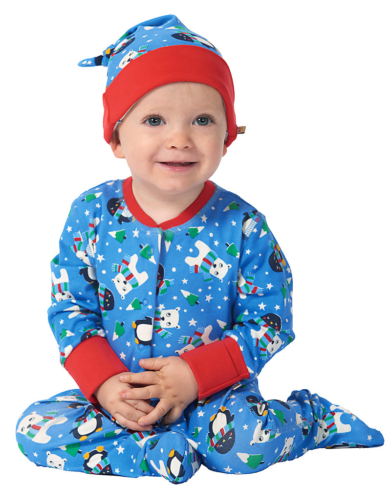 Frugi Cappellino con Nodo Neonato - Anatroccoli in Fiore - 100% Cotone Bio  bambina