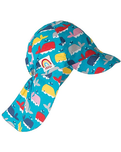 Frugi Cappellino "Legionario" A Whale Of A Time - Cotone Cambrì Cappelli Estivi
