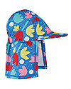 Frugi Cappellino "Legionario" Little Swim - Fiori di Loto - Materiale Riciclato! Cappelli Estivi