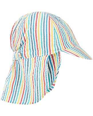 Frugi Cappellino "Legionario" Seersucker - Multirighe Cappelli Estivi