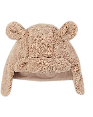 Frugi Cappellino Ted Explorer in Pile con Orecchie da Orsetto - Marrone Cappelli Invernali