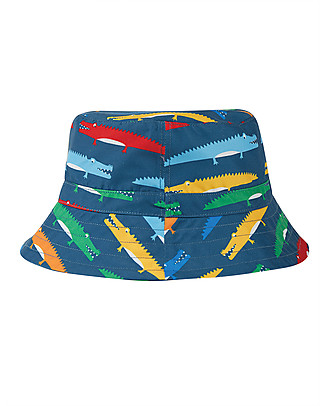 Frugi Cappello Harbour anti-UV - Coccodrilli - Fatto con Materiale Reciclato! Cappelli Estivi