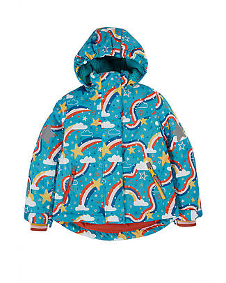 Frugi Cappotto Impermeabile Snow and Ski - Arcobaleni - Cuciture Saldate Impermeabili