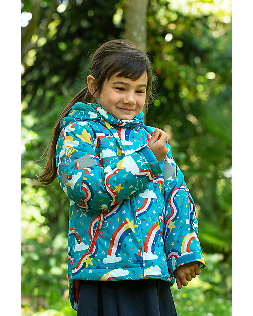 Frugi Cappotto Impermeabile Snow and Ski - Arcobaleni - Cuciture Saldate  unisex (bambini)