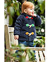 Frugi Cappotto Montgomery Zephyr - a Coste - Blu Indaco -  in Cotone Organico Cappotti