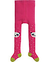 Frugi Collant Little Fun Knee, Panda/Rosa - Cotone Bio (morbidi, caldi e non pizzicano!) Calze