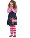 Frugi Collant Little Norah a Righe - Cotone Bio (morbidi, caldi e non pizzicano!) Calze