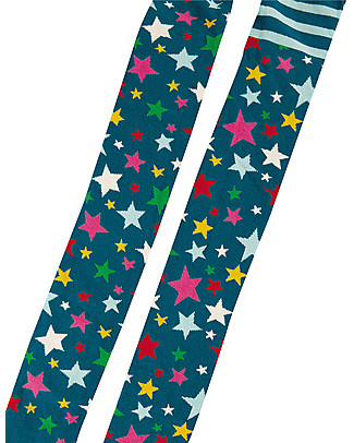 Frugi Collant Norah Morbidi e Caldi - Stelle Arcobaleno - Cotone Bio Calze