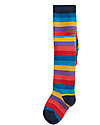 Frugi Collant Toasty - Righe Arcobaleno - Spugna di Cotone Bio Calze