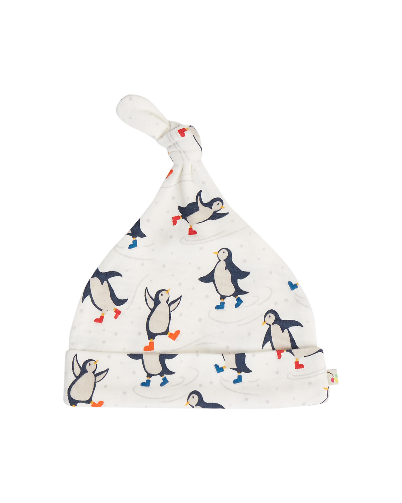 Gift Base Federa Cuscino Lino 40x40 Cm – Lettera P Con Pinguino – Design Esclusivo