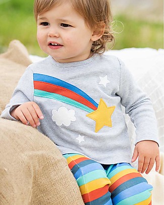 Frugi Completo Oscar - Arcobaleno/Grigio - Cotone Bio Completi