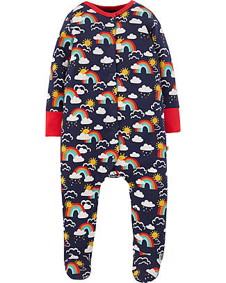 Frugi Completo Regalo Nascita - Arcobaleno - Body + Tutina + Cappello Completi e Set
