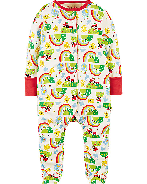 Frugi Completo Regalo Nascita - Happy Days - Body+Tutina+Cappello Completi e Set